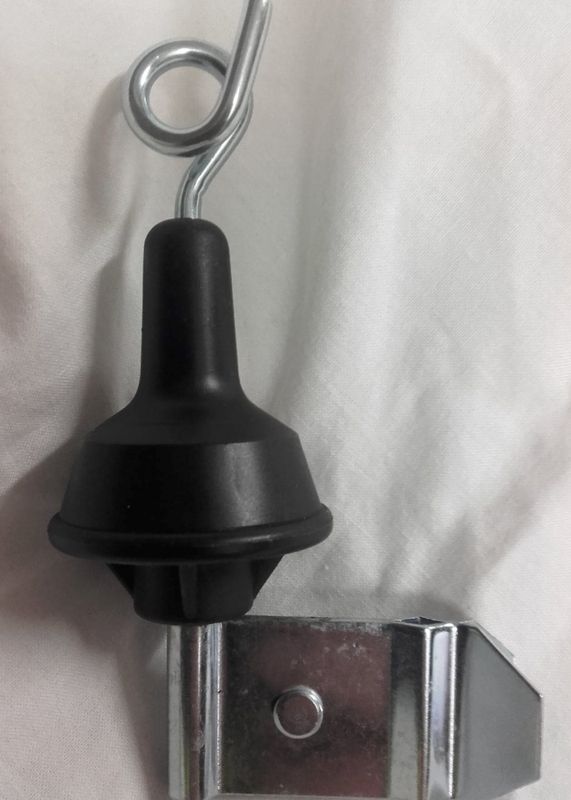 KLEM ISOLATOR OVAL m/Grisehale i metall