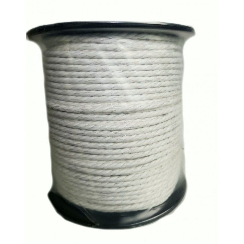 8mm Gjerdetau hvit 200m