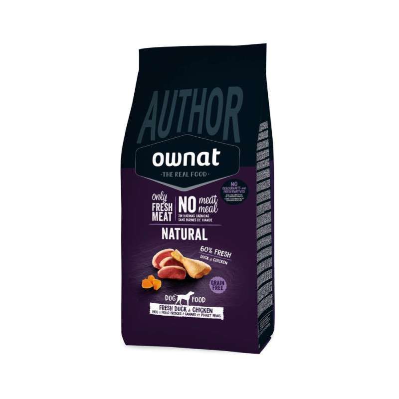 Ownat Author Fersk And & Kylling 10kg – Kornfritt Premiumfôr til Voksne Hunder