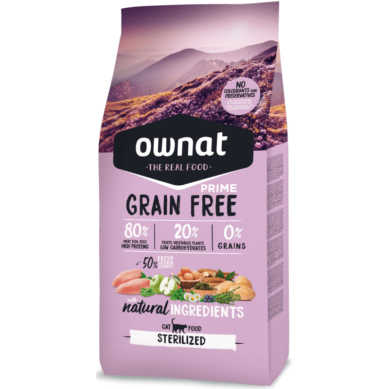 Ownat Grainfree Prime sterilisert katt 3kg