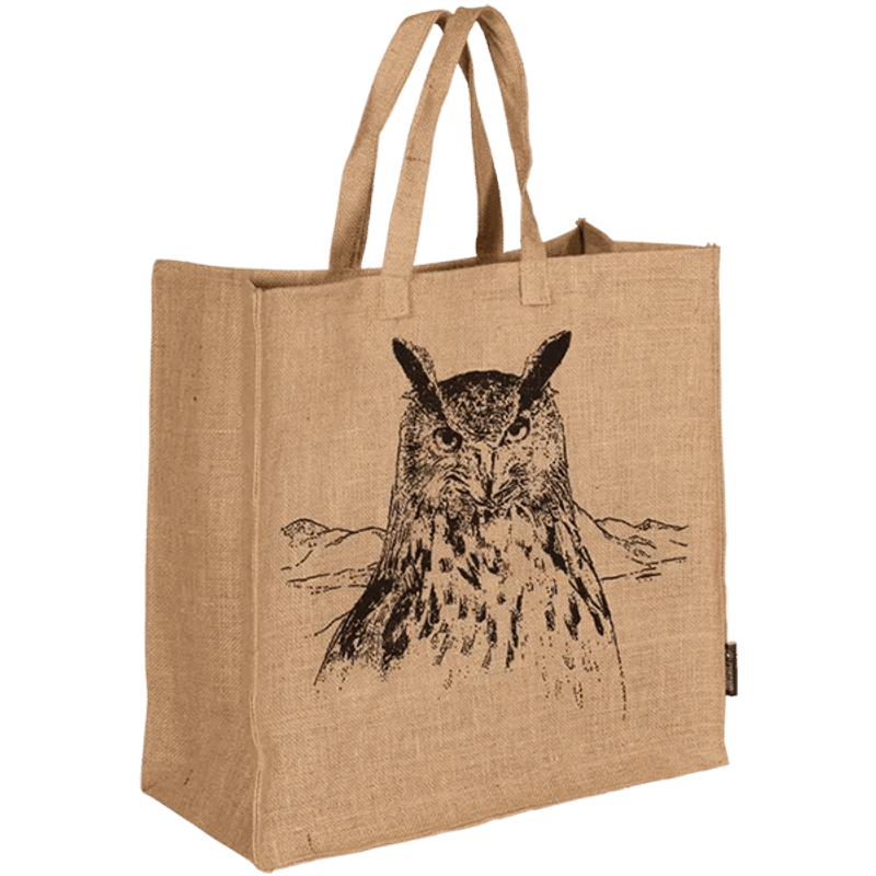 Espegard Bærebag i jute Ugle