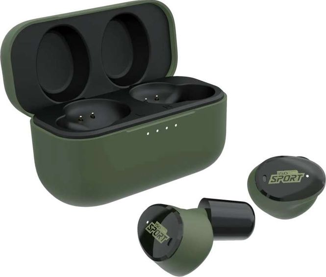 Hovedbilde ISOtunes headset Sport Calibre millitærgrønn