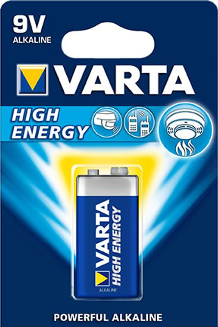Hovedbilde Batteri 6LR61 High Energy 9V