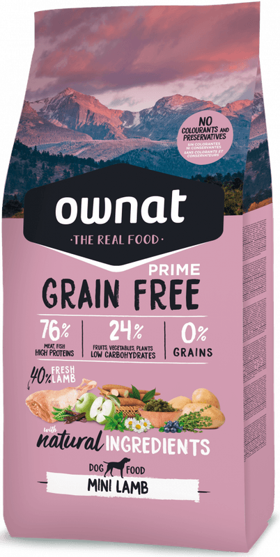 Ownat Prime Kornfritt Mini Lam 3kg