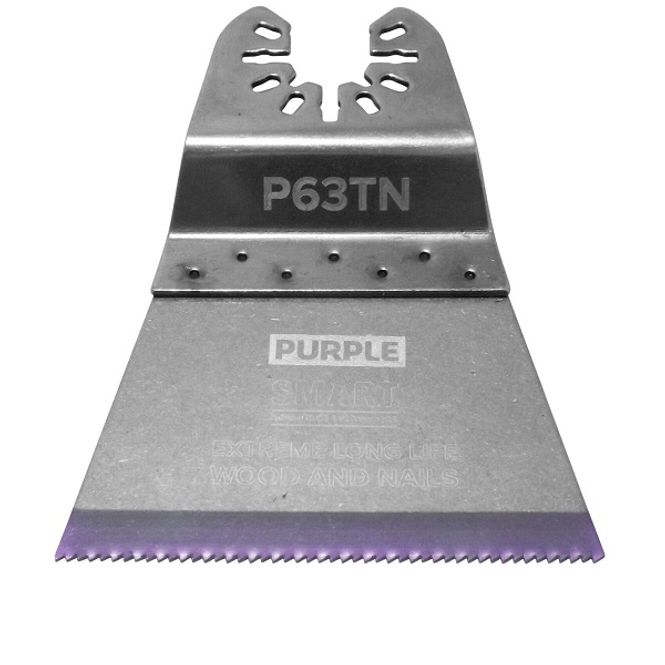 Hovedbilde Smart purple 63 mm titanium Long life blad 10 pk