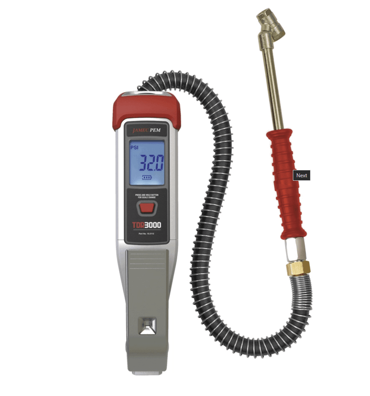 Luftfyller TDR3000 med digitalt manometer