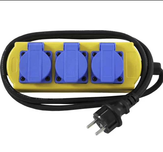 Hovedbilde Skjøteledning 3-v 0,5m 3g1,5 16a/230v proff ip44 ...