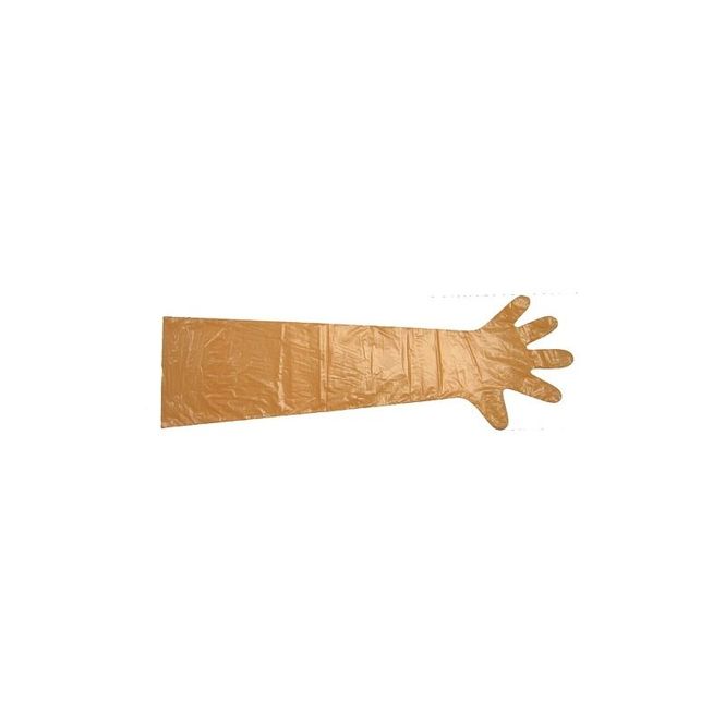 Hovedbilde Hanske 90cm Orange / Undersøkelses hanske