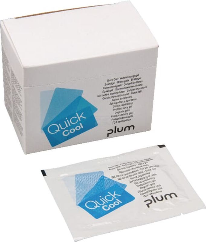 QuickCool Burn Gel – Umiddelbar smertelindring ved brannskader (18-pakning)