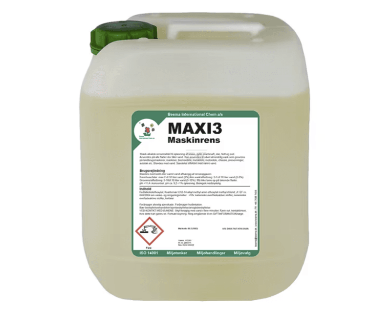Maxi 3 Maskinrens (5L) – Det ultimate middelet for grovrengjøring og motorrens