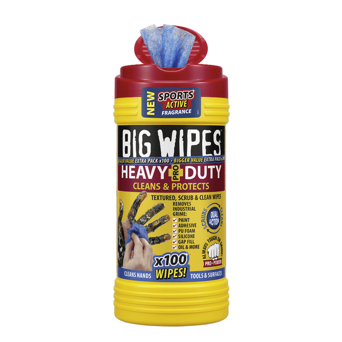 Hovedbilde WIPES ANTIBAC rød, Heavy Duty 4X4, 80 tørk