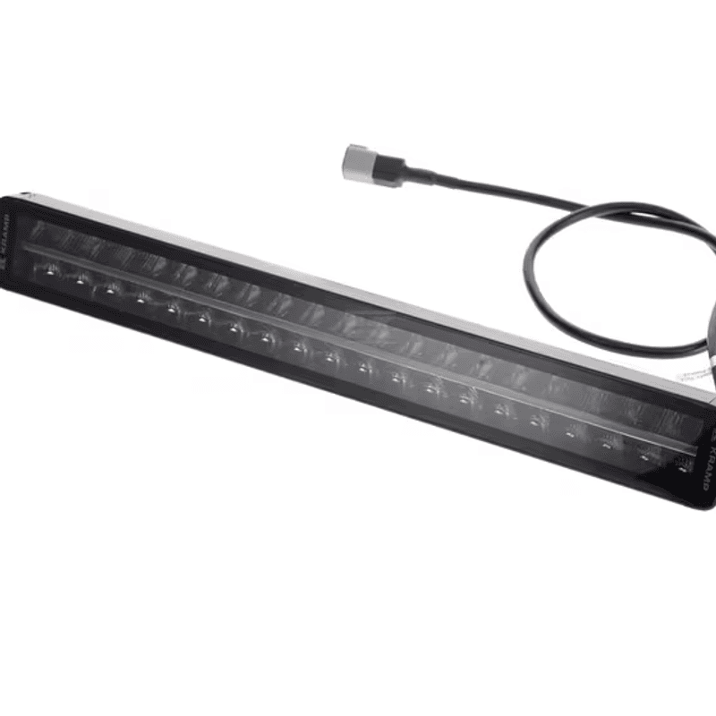 LED bar, 200W, 16800 lm, rektangulær, 12/24V, hvit/oransje, 561x70x67 mm Deutsch-plugg, Combo, rett, 40 LED-lys, E-BOOST