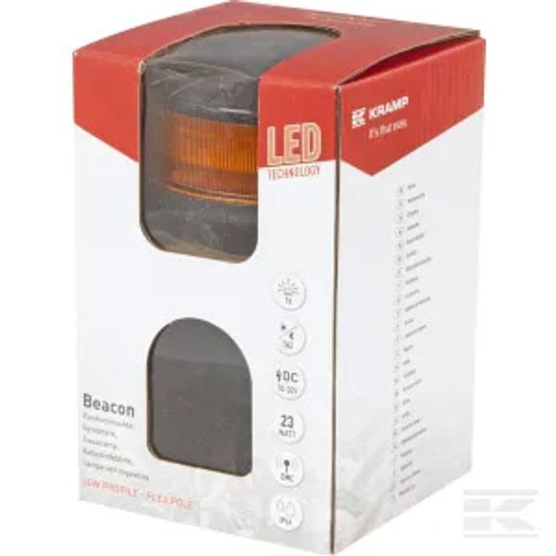 LED Varsellys 23W Stangfeste