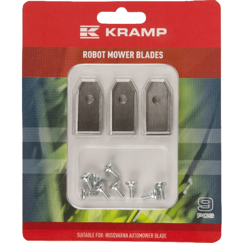 Kramp Robotklipper kniv: Gardena, Husqvarna 9stk.