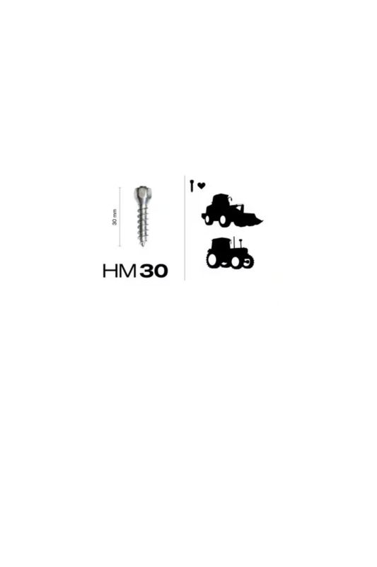 Skrupigger Maxi grip hardmetall 200stk 30 mm